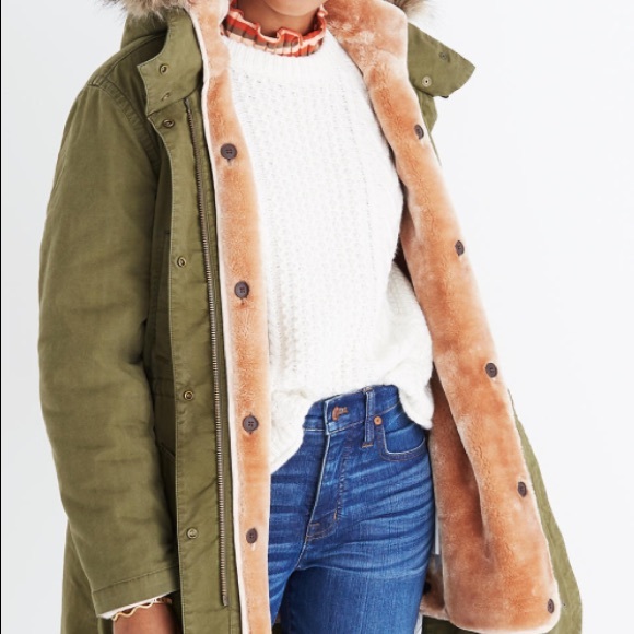 [ nwt ] Madewell Bedford Convertible Parka - Picture 3 of 8